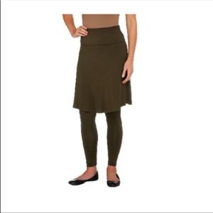 Legacy Skirted Leggings Dark Green Size XL